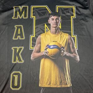 Hawaii Hilo Vulcans Shirt Mens XL NCAA Volleyball Makoa #5 Kekaula Van Gieson